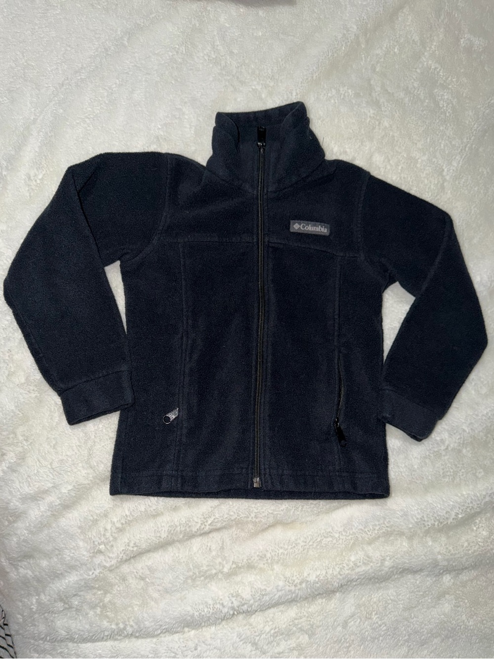 Columbia Kids Black Full-Zip Fleece Jacket